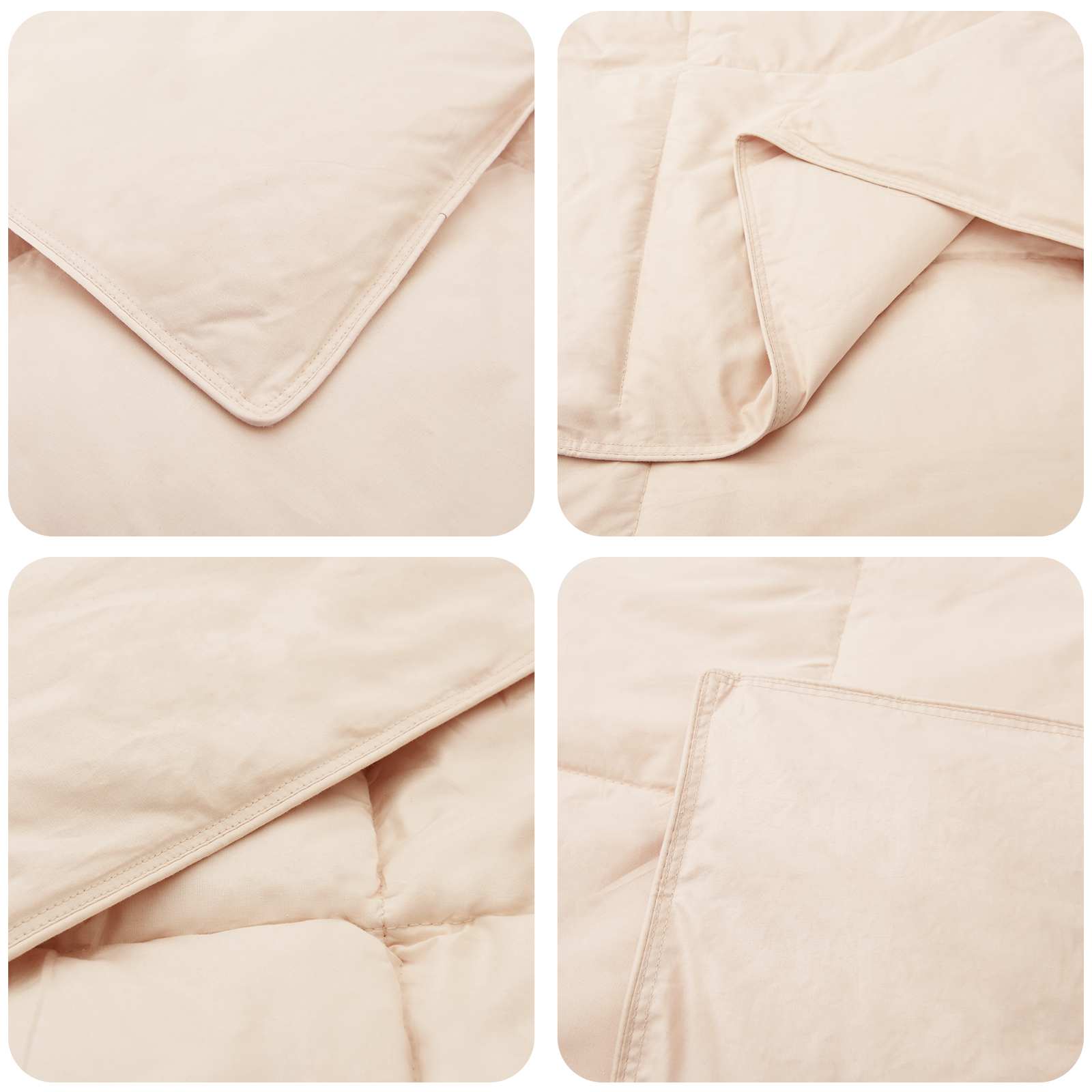 vidaXL Winter duvet Beige 140 x 220 cm 100% Natural Kapok 5