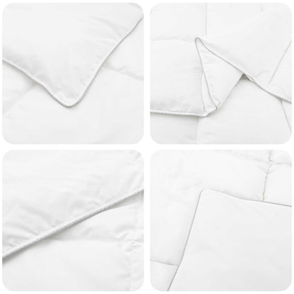 vidaXL Summer Duvet White 200 x 220 cm Bamboo Fiber 5