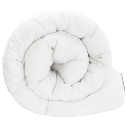 vidaXL Summer Duvet White 220 x 240 cm Bamboo Fiber 4