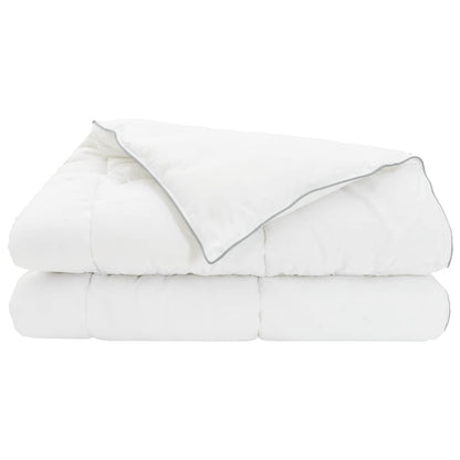 vidaXL Duvet White 140 x 220 cm Bamboo Fiber 3