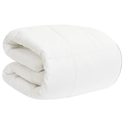 vidaXL Duvet and Bed Pillow Set 200 x 200 cm Winter 350 gsm White 2