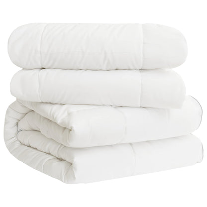 vidaXL Full Year Duvet White 155 x 200 cm Bamboo Fiber 2