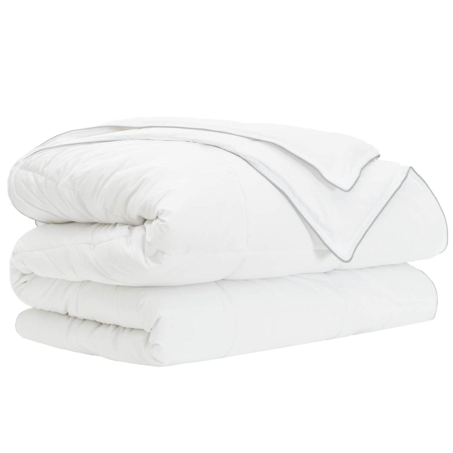vidaXL Full Year Duvet White 200 x 200 cm Bamboo Fiber 1