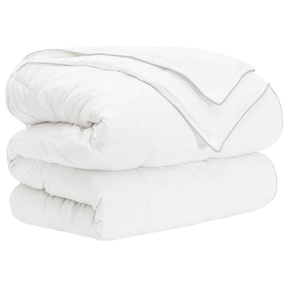 vidaXL Full Year Duvet White 135 x 220 cm Bamboo Fiber 1