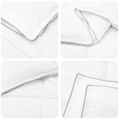 vidaXL Full Year Duvet White 200 x 220 cm Bamboo Fiber 6