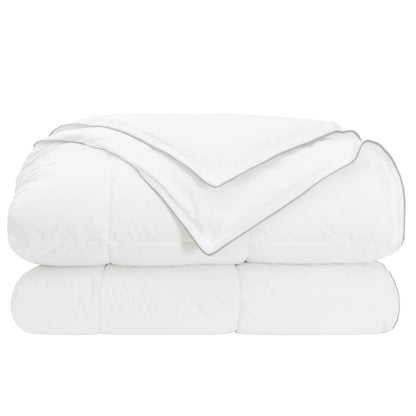vidaXL Full Year Duvet White 200 x 220 cm Bamboo Fiber 4