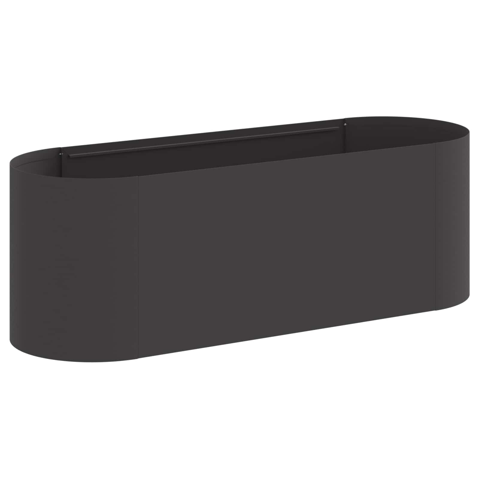 vidaXL Raised Garden Bed Black 120 x 40 x 40 cm Steel 2