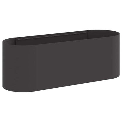 vidaXL Raised Garden Bed Black 120 x 40 x 40 cm Steel 2