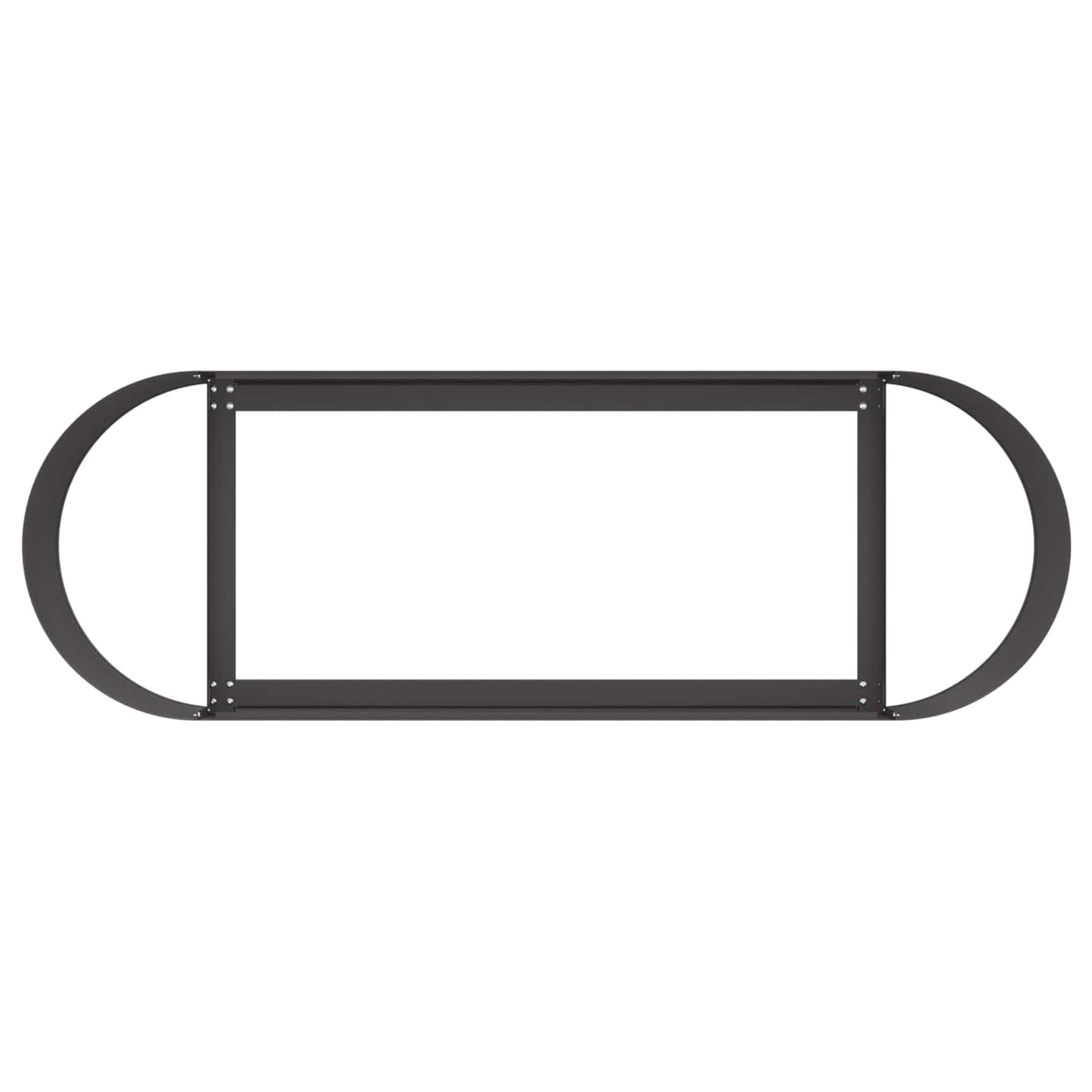 vidaXL Raised Garden Bed Black 120 x 40 x 40 cm Steel 5