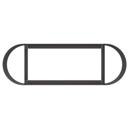 vidaXL Raised Garden Bed Black 120 x 40 x 40 cm Steel 5