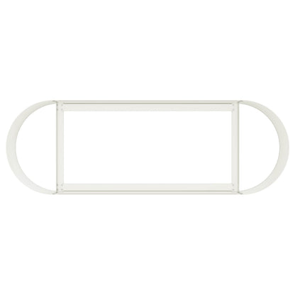 vidaXL Raised Garden Bed White 120 x 40x 40 cm 5