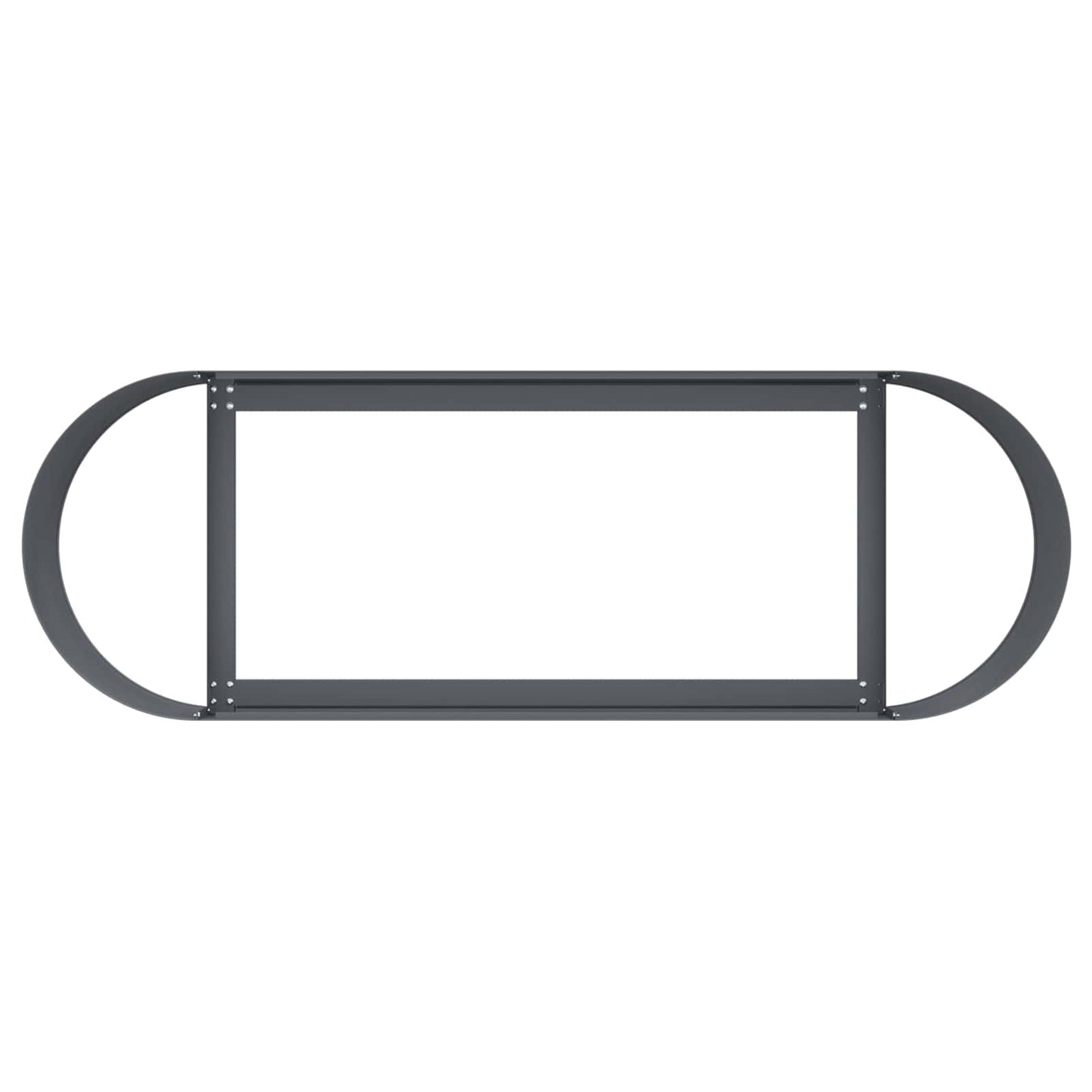 vidaXL Raised Garden Bed Anthracite 120 x 40x 40 cm 5