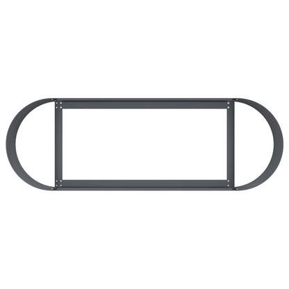 vidaXL Raised Garden Bed Anthracite 120 x 40x 40 cm 5