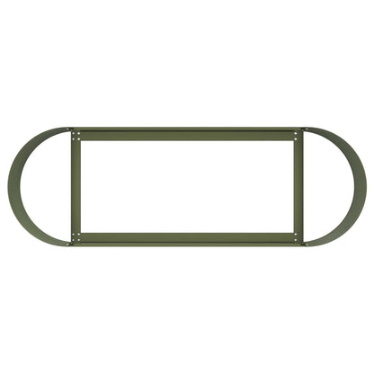 vidaXL Raised Garden Bed Olive Green 120 x 40x 40 cm 5