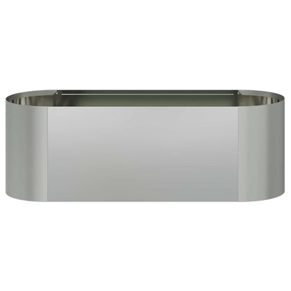 vidaXL Raised Garden Bed Galvanised Steel 120 x 40x 40 cm 4