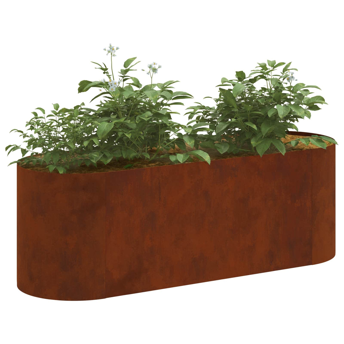 Raised Garden Bed 120 x 40x 40 cm Length 120 cm Weathering steel