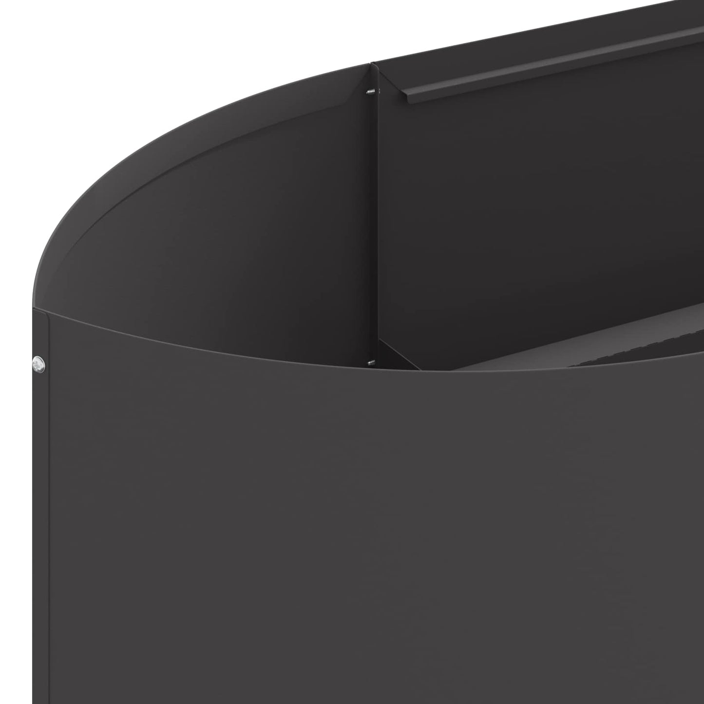 vidaXL Raised Garden Bed Black 140 x 40x 40 cm Steel 6