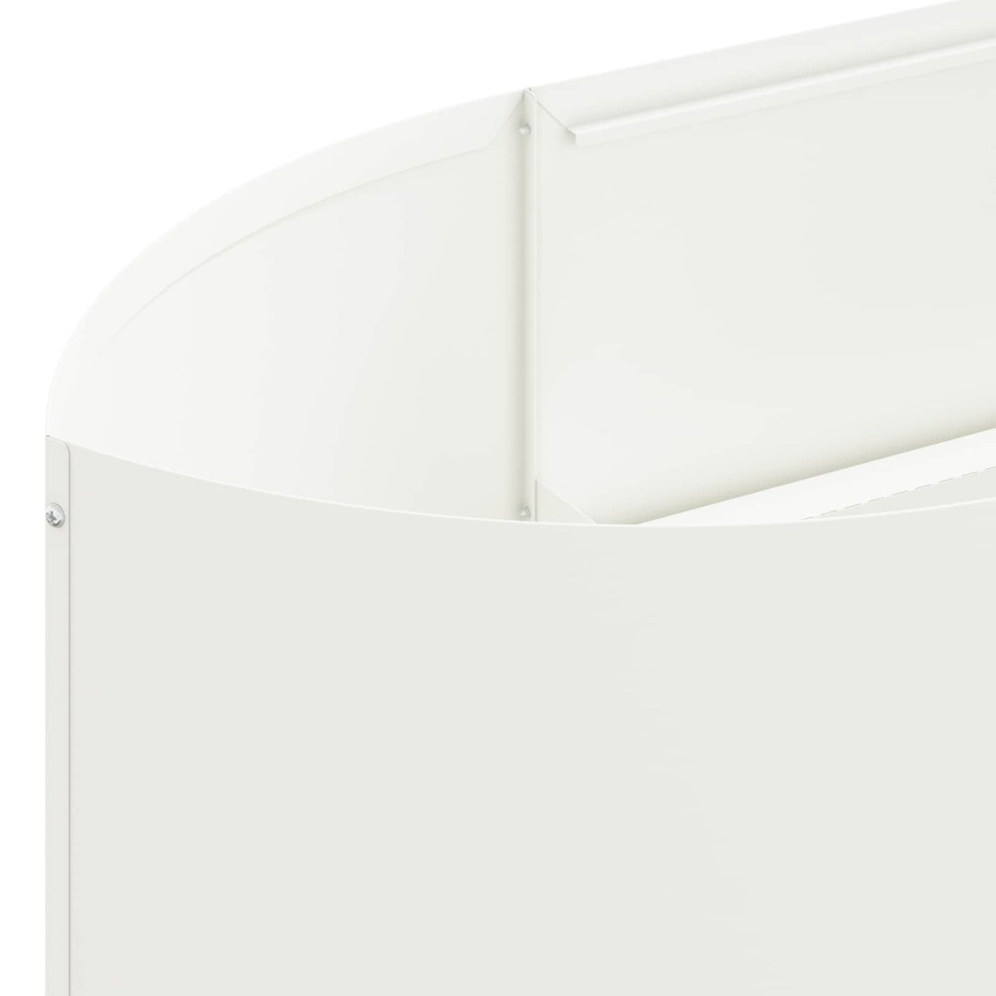 vidaXL Raised Garden Bed White 140 x 40x 40 cm Steel 6