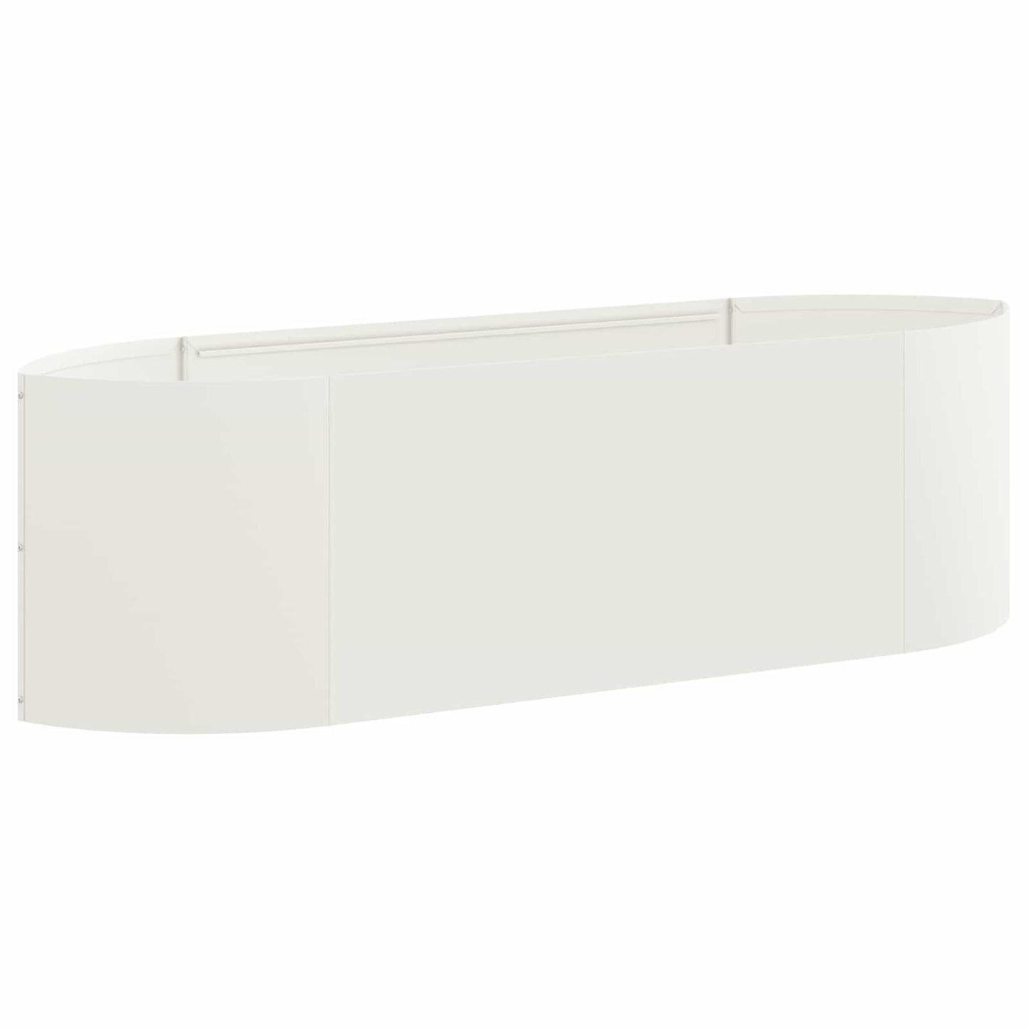 vidaXL Raised Garden Bed White 140 x 40x 40 cm Steel 2