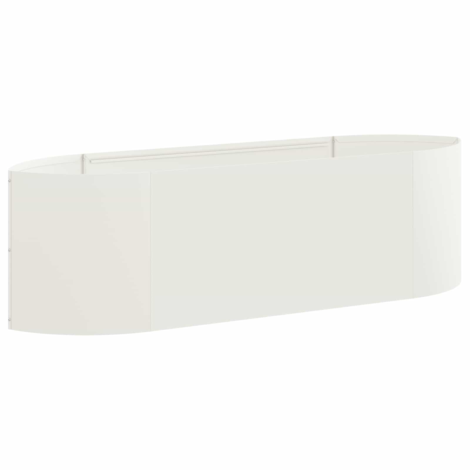 vidaXL Raised Garden Bed White 140 x 40x 40 cm Steel 2