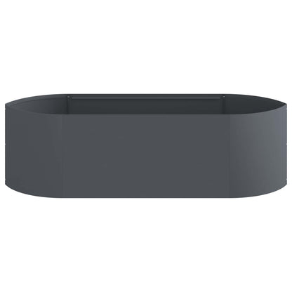 vidaXL Raised Garden Bed Anthracite 140 x 40x 40 cm Steel 4