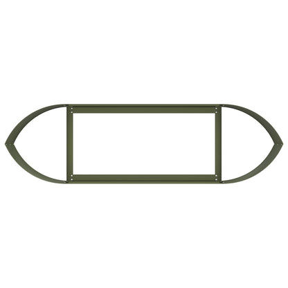 vidaXL Raised Garden Bed Olive Green 140 x 40x 40 cm Steel 5