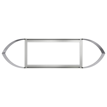 vidaXL Raised Garden Bed Galvanised Steel 140 x 40x 40 cm Steel 5