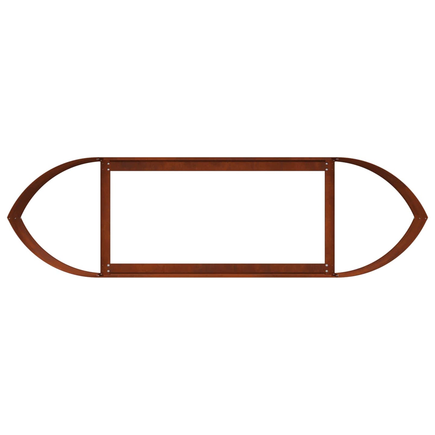 vidaXL Raised Garden Bed Weathering Steel 140 x 40x 40 cm Steel 6