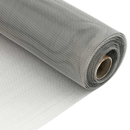 vidaXL Mesh Screen 60 x 2000 cm 20 Mesh Stainless Steel 201 Silver 3