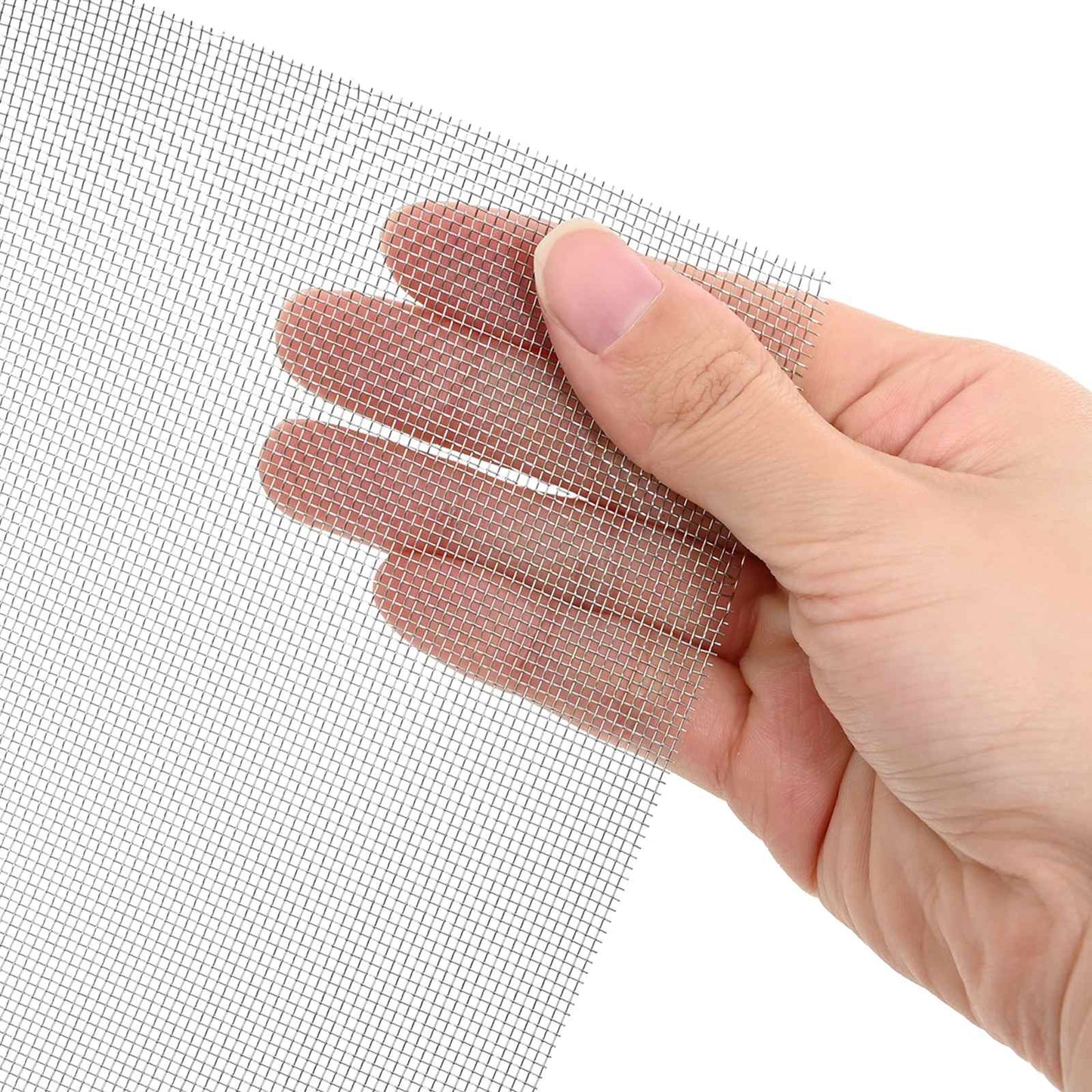 vidaXL Mesh Screen 60 x 2000 cm 20 Mesh Stainless Steel 201 Silver 4