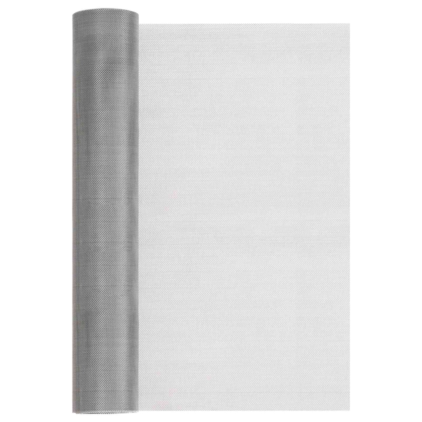 vidaXL Mesh Screen 40 x 2000 cm 30 Mesh Stainless Steel 201 Silver 1