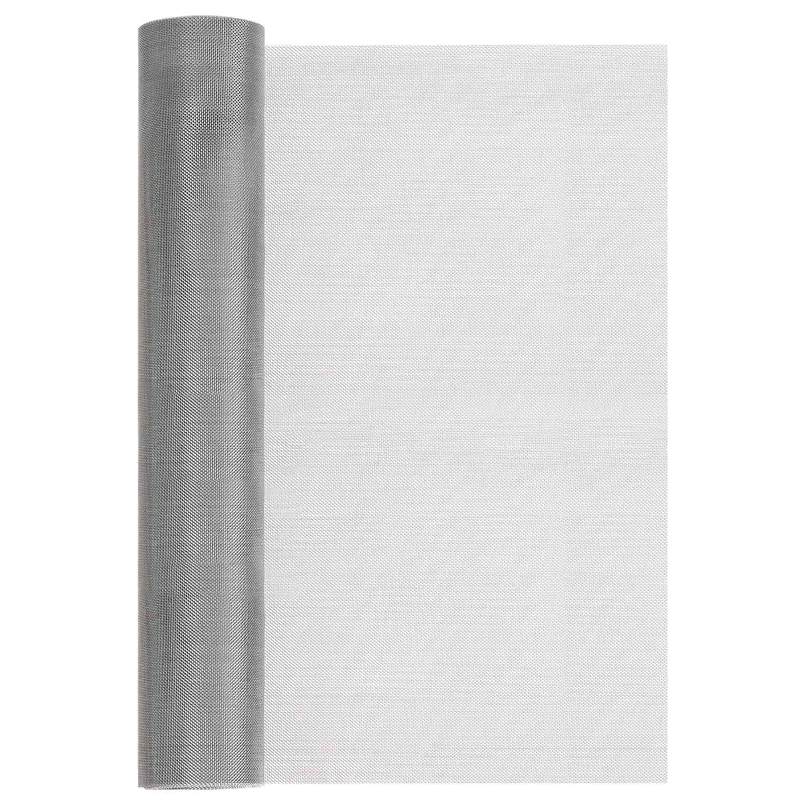 vidaXL Mesh Screen 40 x 2000 cm 30 Mesh Stainless Steel 201 Silver 1