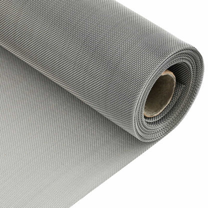 vidaXL Mesh Screen 80 x 1000 cm 30 Mesh Stainless Steel 201 Silver 3