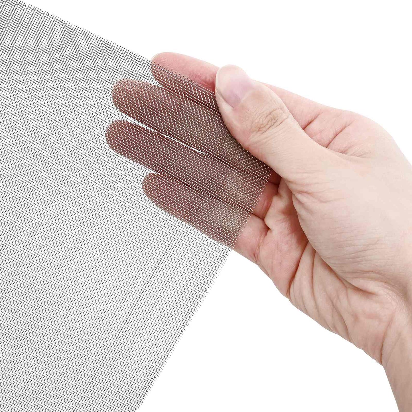 vidaXL Mesh Screen 80 x 1000 cm 30 Mesh Stainless Steel 201 Silver 4