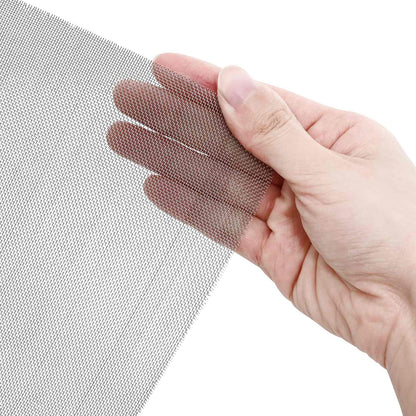 vidaXL Mesh Screen 80 x 1000 cm 30 Mesh Stainless Steel 201 Silver 4