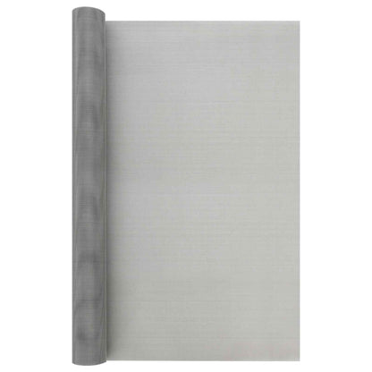 vidaXL Mesh Screen 80 x 1000 cm 30 Mesh Stainless Steel 201 Silver 1