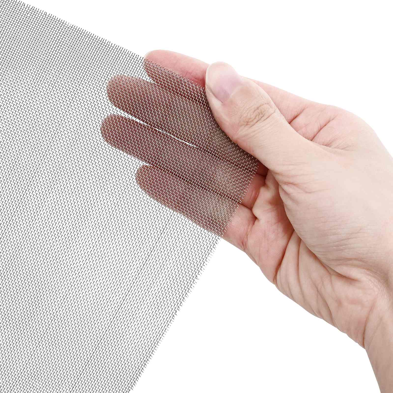 vidaXL Mesh Screen 120 x 500 cm 30 Mesh Stainless Steel 201 Silver 4
