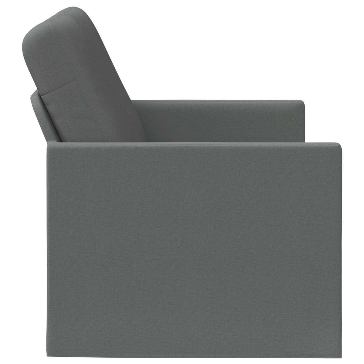 Seater Sofa Fabric Dark grey