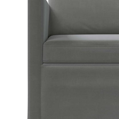 Seater Sofa Velvet Dark grey