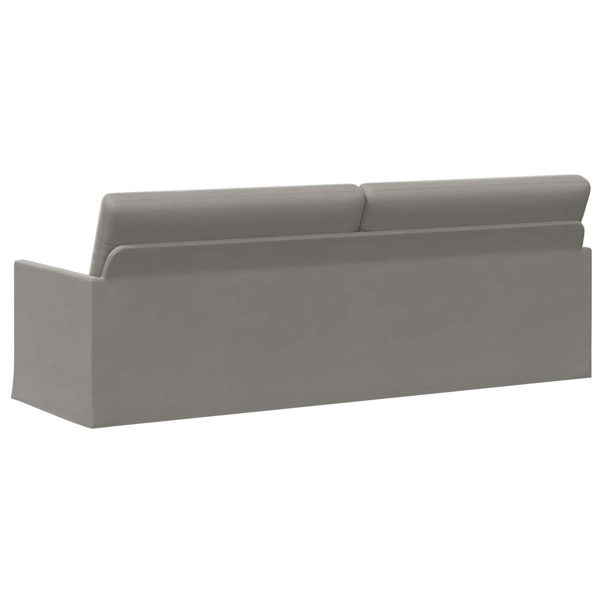 3 Seater Sofa 220 x 81 x 82 cm Velvet 210 cm Light grey