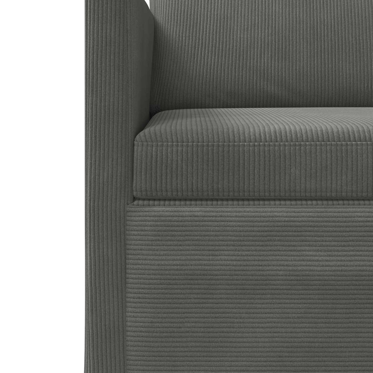 Corduroy Fabric Dark grey