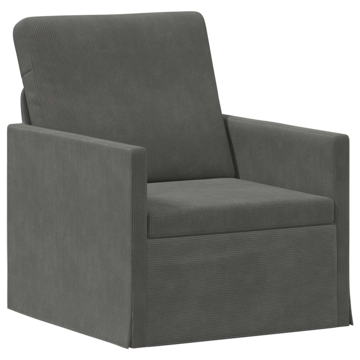 Corduroy Fabric Dark grey