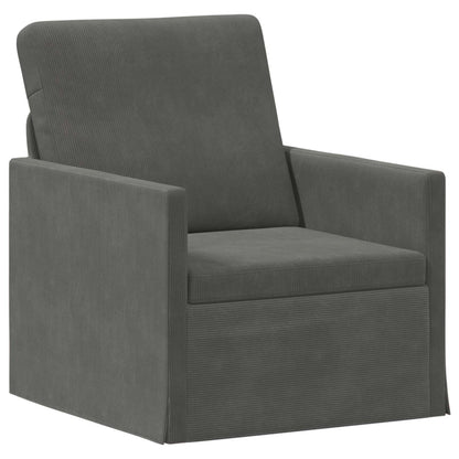 Corduroy Fabric Dark grey