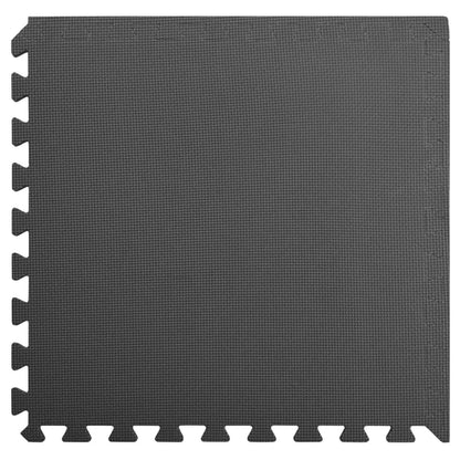 vidaXL Pool Ground Mat 12 pcs Black 4.32 ㎡ EVA Foam 5