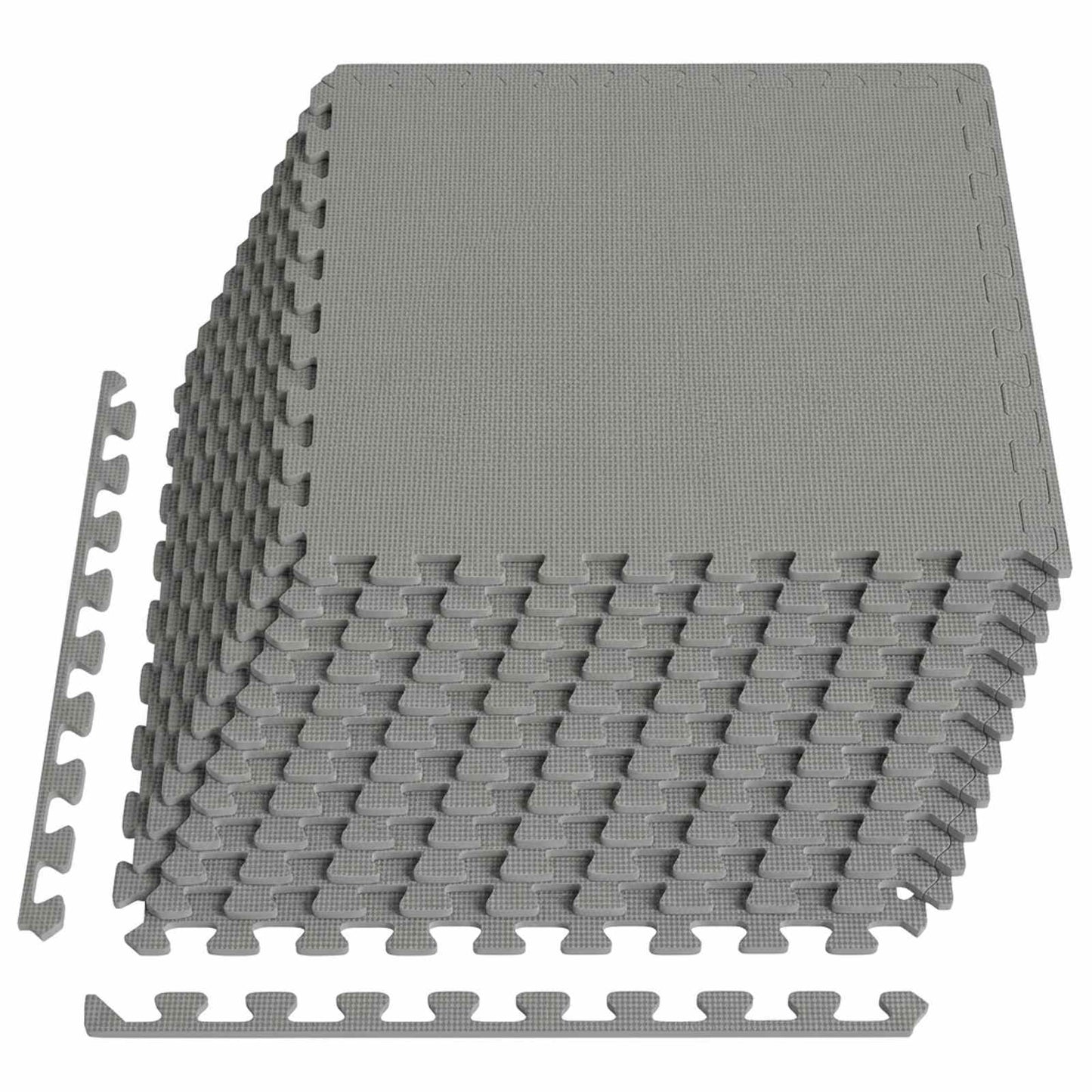 vidaXL Pool Ground Mat 12 pcs Grey 4.32 m² EVA Foam 2
