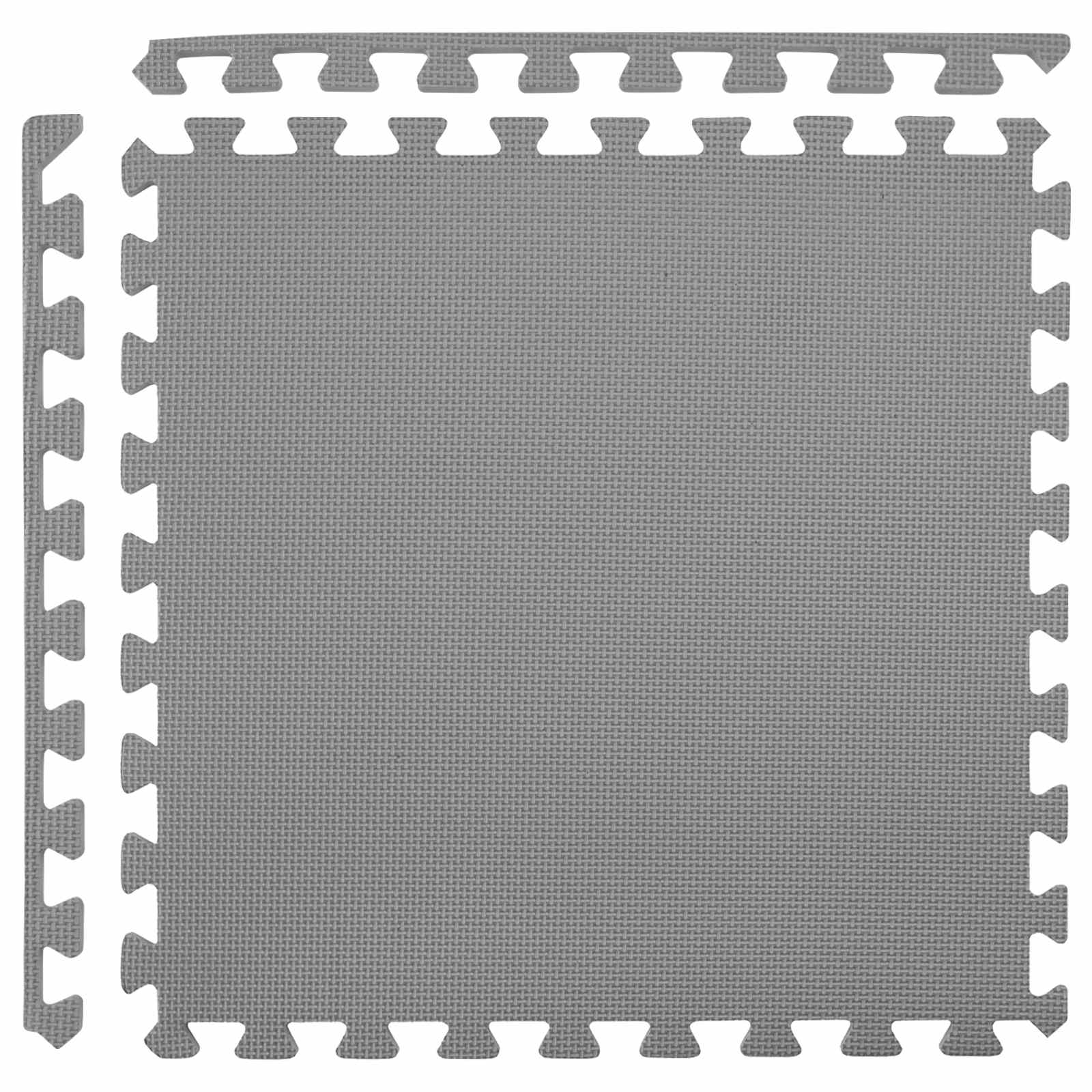 vidaXL Pool Ground Mat 12 pcs Grey 4.32 m² EVA Foam 6