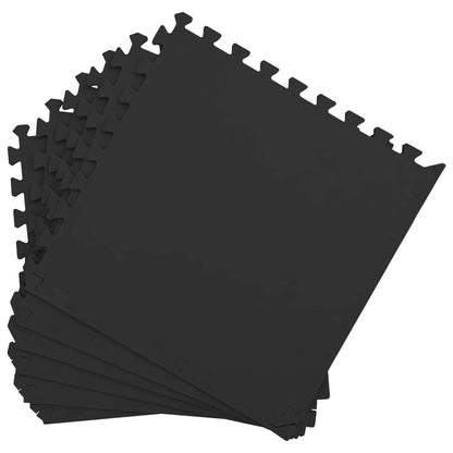 vidaXL Pool Ground Mat 40 pcs Black 14.4 m² EVA Foam 3