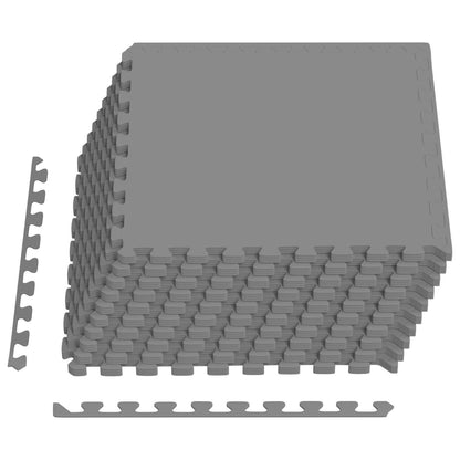 vidaXL Pool Ground Mat 40 pcs Grey 14.4 m² EVA Foam 2