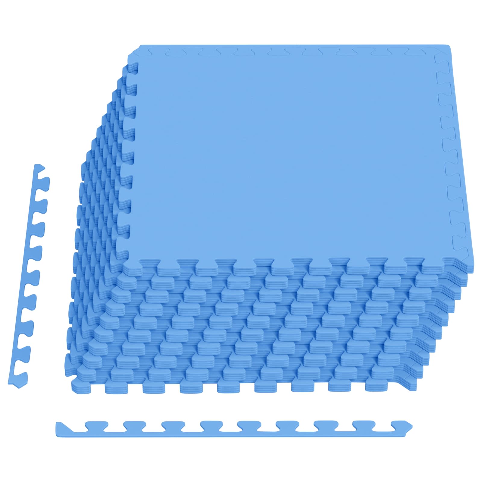 vidaXL Pool Ground Mat 40 pcs Blue 14.4 m² EVA Foam 2