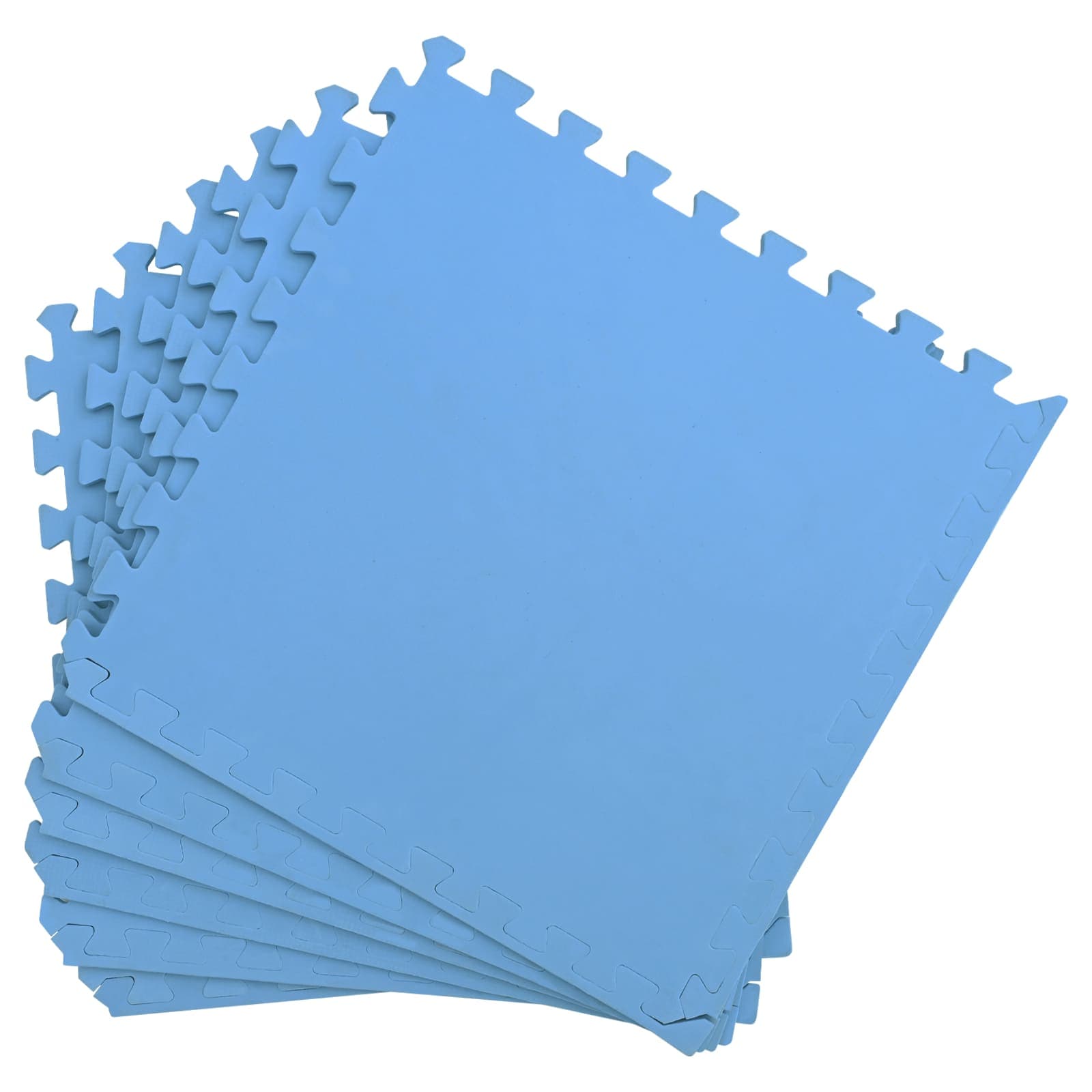 vidaXL Pool Ground Mat 40 pcs Blue 14.4 m² EVA Foam 3
